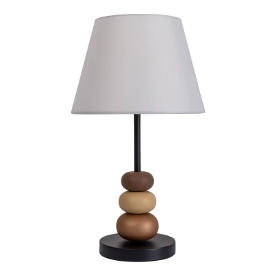 Image of Elina Floor Lamp with Tapered Shade White 1xE27