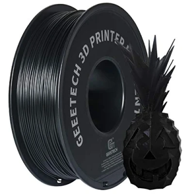 Image of Geeetech 3d Printer ABS Filament 1.75mm Black, Printing 1KG 1 Spool