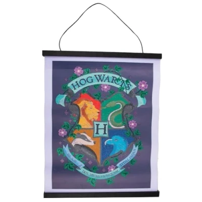 Image of CRYSTAL ART Hogwarts Crest 35x45cm Scroll Kit