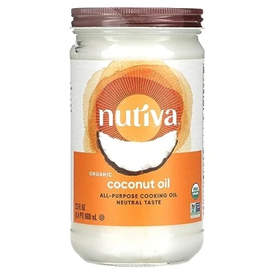 Image of Nutiva Refined Coconut Oil, 23 Ounce