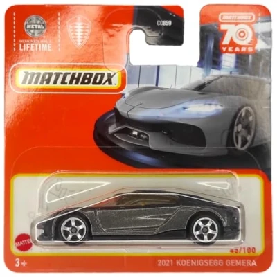 Image of Matchbox Koenigsegg Gemera 45/100 Series 2023 Metalflake Grey