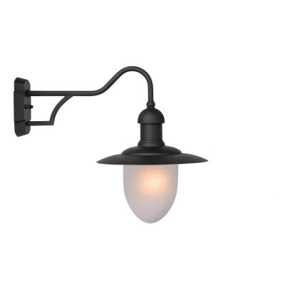 Image of Aruba Cottage Classic Wall Light Outdoor 1xE27 IP44 Black