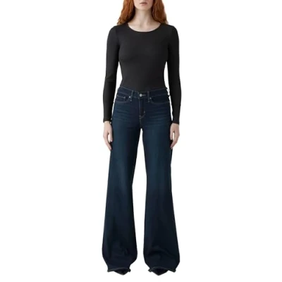 Image of Levi&#039;s Women&#039;s 318 Shaping Wide Leg Jeans, Chances are, 27W x 30L