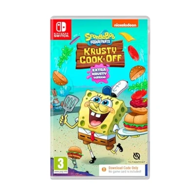 Image of SpongeBob Squarepants: Krusty Cook Off Extra Edition (Download Code in Box) Switch
