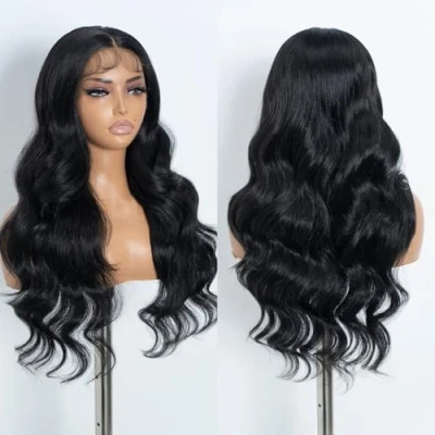 Image of Style Icon Lace Front Wig Synthetic 26 Inches 13x4 Wavy Free Part For Women Heat Resistant Fiber