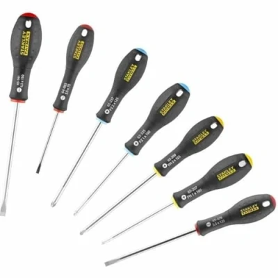 Image of STANLEY 0 65 438 FATMAX 7 Piece Screwdriver Set, Parallel/Phillips/Pozi
