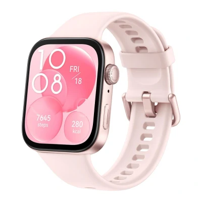 Image of Huawei Watch Fit 3 Pink (Pink Silicone Strap)