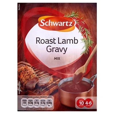 Image of Schwartz Roast Lamb Gravy Mix (26g) Pack of 6