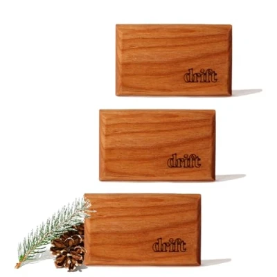Image of Drift Car Air Freshener Wood Fragrance Automotive Odor Eliminator Fresheners Long Lasting Pine Scent Refill Pack of 3 NO CLIP INCLUDED
