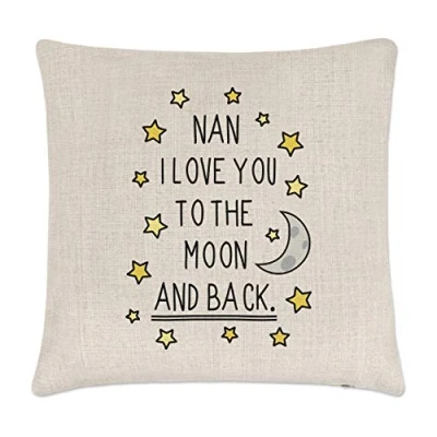 Image of Gift Base Nan I Love You To The Moon And Back Cushion Cover
