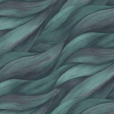 Image of Erismann 10257 18 Non Woven Wallpaper Casual Chic Waves Pattern Petrol Purple