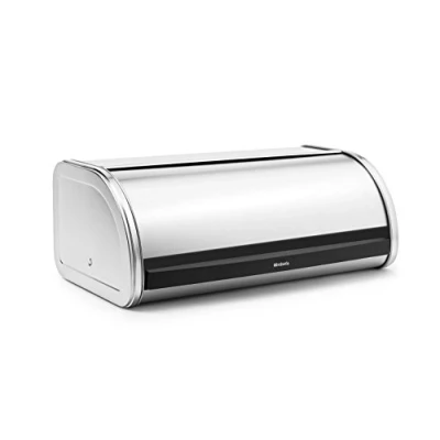 Image of Brabantia Roll Top Bread Bin Matt Steel, 348921