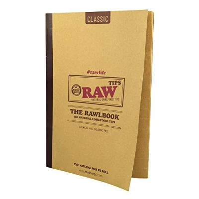 Image of RAW The RAWLBOOK 480 Classic Tips per Booklet Unbleached