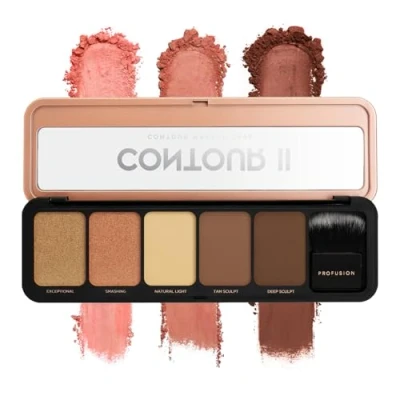 Image of Profusion Cosmetics Pro Makeup Case Contour II Medium Dark