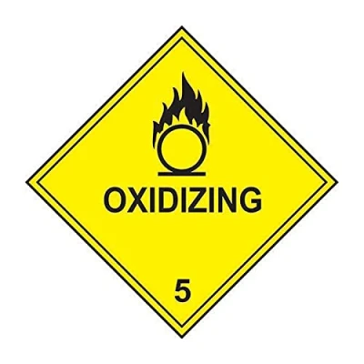 Image of Spectrum Industrial Oxidizing 5 Labels (250 x 250mm, Pack of 10)