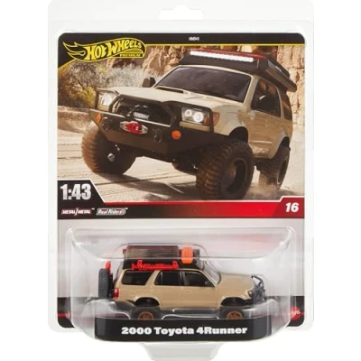 Image of Hot Wheels Premium 2000 Toyota 4 Runner Real Riders Metal Car Kids Children Toy