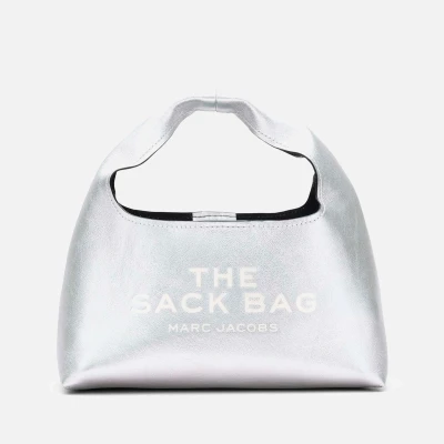 Image of Marc Jacobs The Metallic Leather Mini Sack Bag