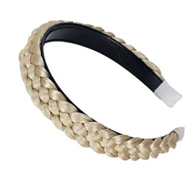 Image of CAISHA Headband Ponytail Braided Hair piece band Accessories Light Blonde HR4