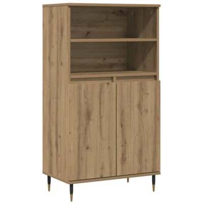 Image of vidaXL Highboard Artisian Oak 60x36x110 cm Engineered Wood