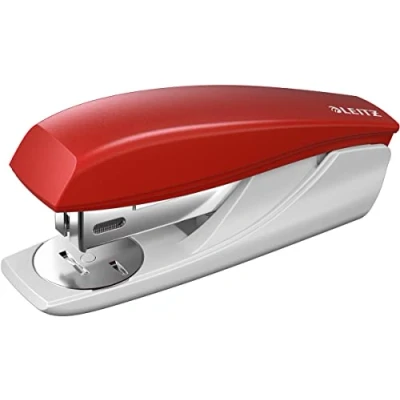 Image of Leitz Stapler, 25 sheet capacity, Red, Ergonomic metal body, Includes staples, NeXXt Range, 55010025