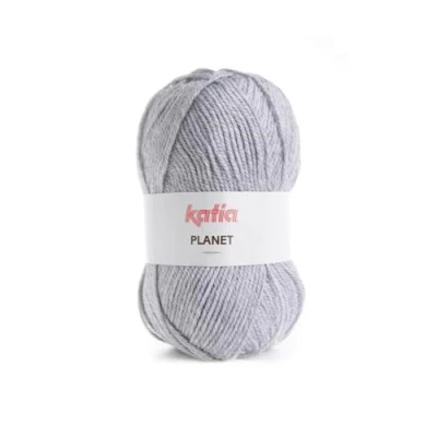 Image of Katia Planet 100 g approx. 200 m Wool Colour: Grey (3975)