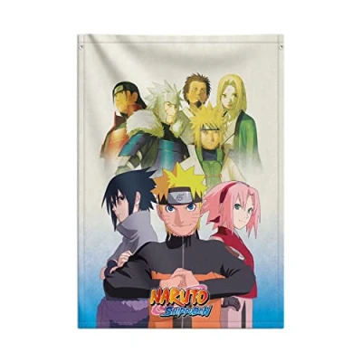 Image of Grupo Erik Naruto Decorative Flag 27.5 x 39.3 inches 70 100 cm Wall Tapestry Wallscroll Hanging Scroll Poster Kakemono Decor