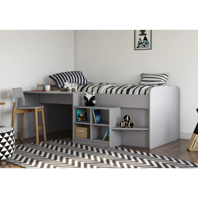 Image of Pilot Cabin Bed mfc H80 x W137 L195 Grey