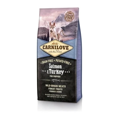 Image of Carnilove Puppy Food 12KG Salmon &amp; Turkey Puppies