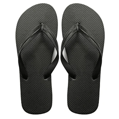 Image of SUGAR ISLAND® UNISEX LADIES GIRLS MENS SUMMER BEACH FLIP FLOP POOL SHOES BLK 7/8