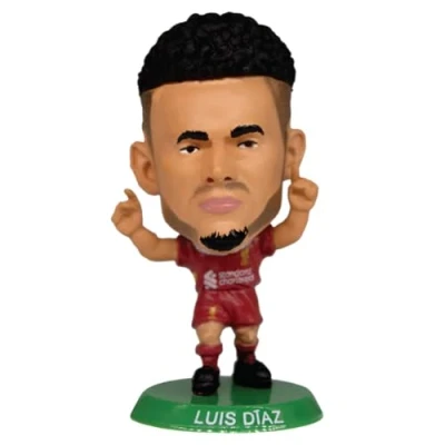 Image of SoccerStarz Liverpool Luis Diaz Home Kit (2025 version)