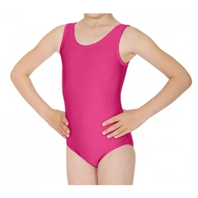 Image of Roch Valley &#039;Joanne&#039; Nylon/Lycra* Leotard Raspberry Age 9 10 134 140cm (2)