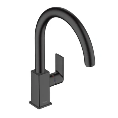Image of hansgrohe Vernis Shape M35 Kitchen Tap 210 with swivel spout, chrome, 71871000