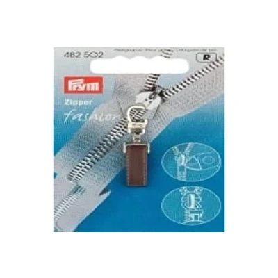 Image of Prym Zipper, stainless steel, Brown, 2 x 1 cm