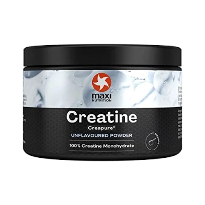 Image of MaxiNutrition 100 Percent creatine monohydrate, (Creapure) 250g, high dose and Pure Powder for Maximum Performance During Your Training, Unflavoured