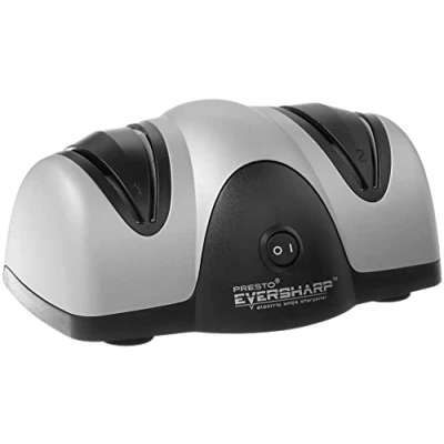 Image of Presto 08800 EverSharp Electric Knife Sharpener, Plastic Sapphirite Wheels, Black