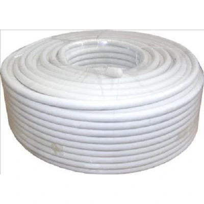 Image of electrosmart 50m White RG6 Aerial Freeview/Satellite Downlead Screened Coax/Coaxial Cable