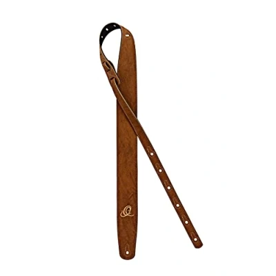 Image of Ortega Guitars Vegan Guitar Strap Adjustable Acoustic / Bass, Electric Bass Series Brown (OSVG TN)