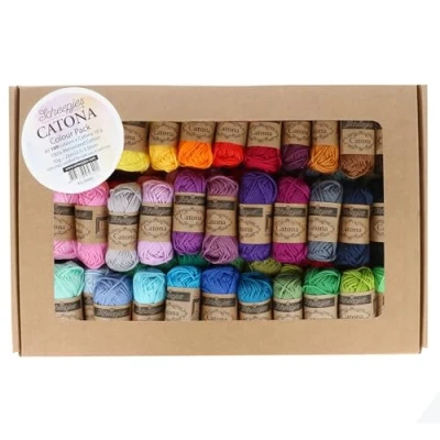 Image of Scheepjes Catona Colour Pack 109 x 10 Grams (1 Box)
