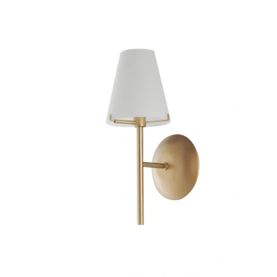 Image of CANTO Wall Lamp with Shade Gold 12x30.5x16.5cm