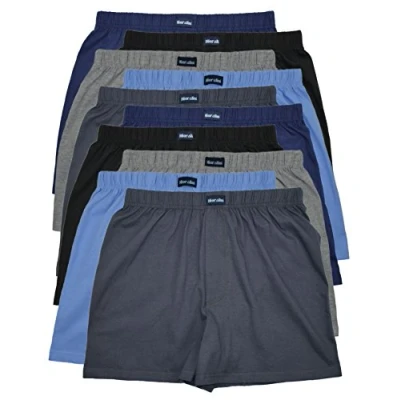 Image of MioRalini 10 Men&#039;s Cotton Boxer, Model: Without Fly Set B05, 3X Large (15.5 in)