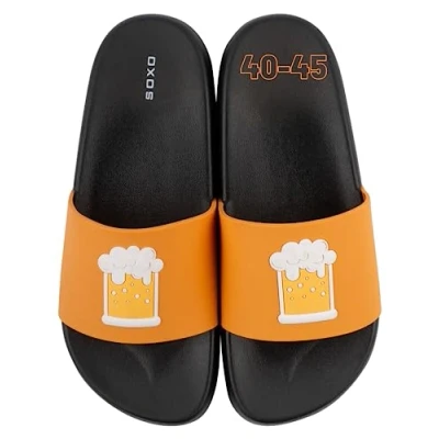 Image of soxo Sliders Mens Flip Flops Men Slides Man&#039;s Flop Man Flipflops 8 9 Beer
