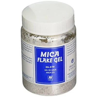 Image of Vallejo Model Color 200 ml Stone Textures Mica Flake Gel
