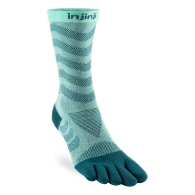 Image of Injinji Women&#039;s Ultra Run Crew Glacier XS/S (EU 35 40), turquoise,