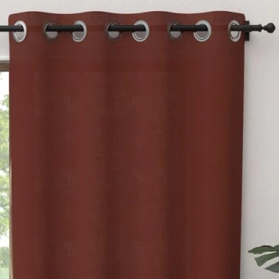 Image of Soleil D&#039;Ocre PANAMA &#039;s Curtains, blinds in Orange