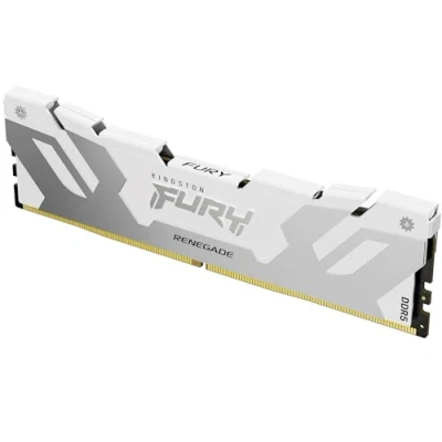 Image of Kingston FURY Renegade DDR5 Silver/White XMP 16GB 6000MT/s CL32 DIMM Desktop Gaming Memory KF560C32RW 16