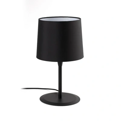 Image of Conga Table Lamp Round Tapered Black, E27