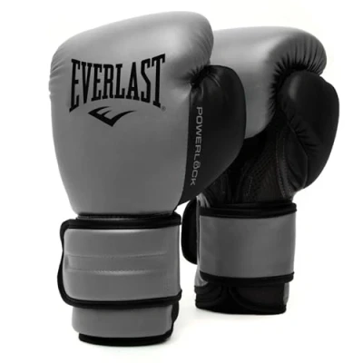 Image of Everlast P00002306 Powerlock 2R Training Glove Charcoal 14OZ
