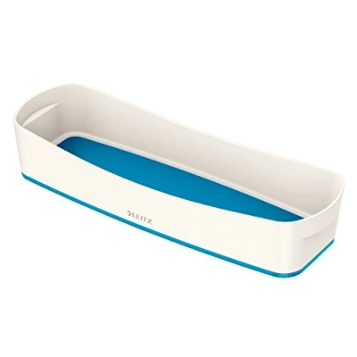 Image of Leitz MyBox Organiser Tray Long, Storage, waterproof ABS, Blue Metallic