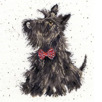 Image of Bothy Threads Cross Stitch Kit Wrendale Designs Scottie