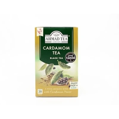 Image of Ahmad Tea Black Cardamom 20 Teabag Sachets 1 Pack